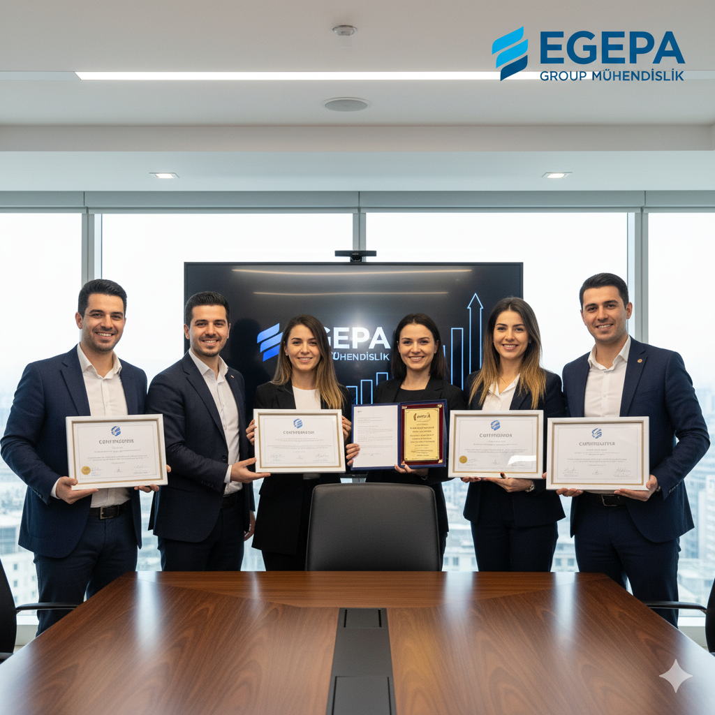 Egepa Group Teknik Ekibine Yeni Sertifikalar